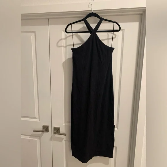 old navy black midi dress Dress Casual Midi By Old Navy In White, Size: M – Clothes Mentor Rochester  Hills MI #311